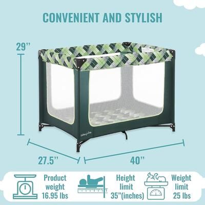 Dream On Me Zoom Portable Playard