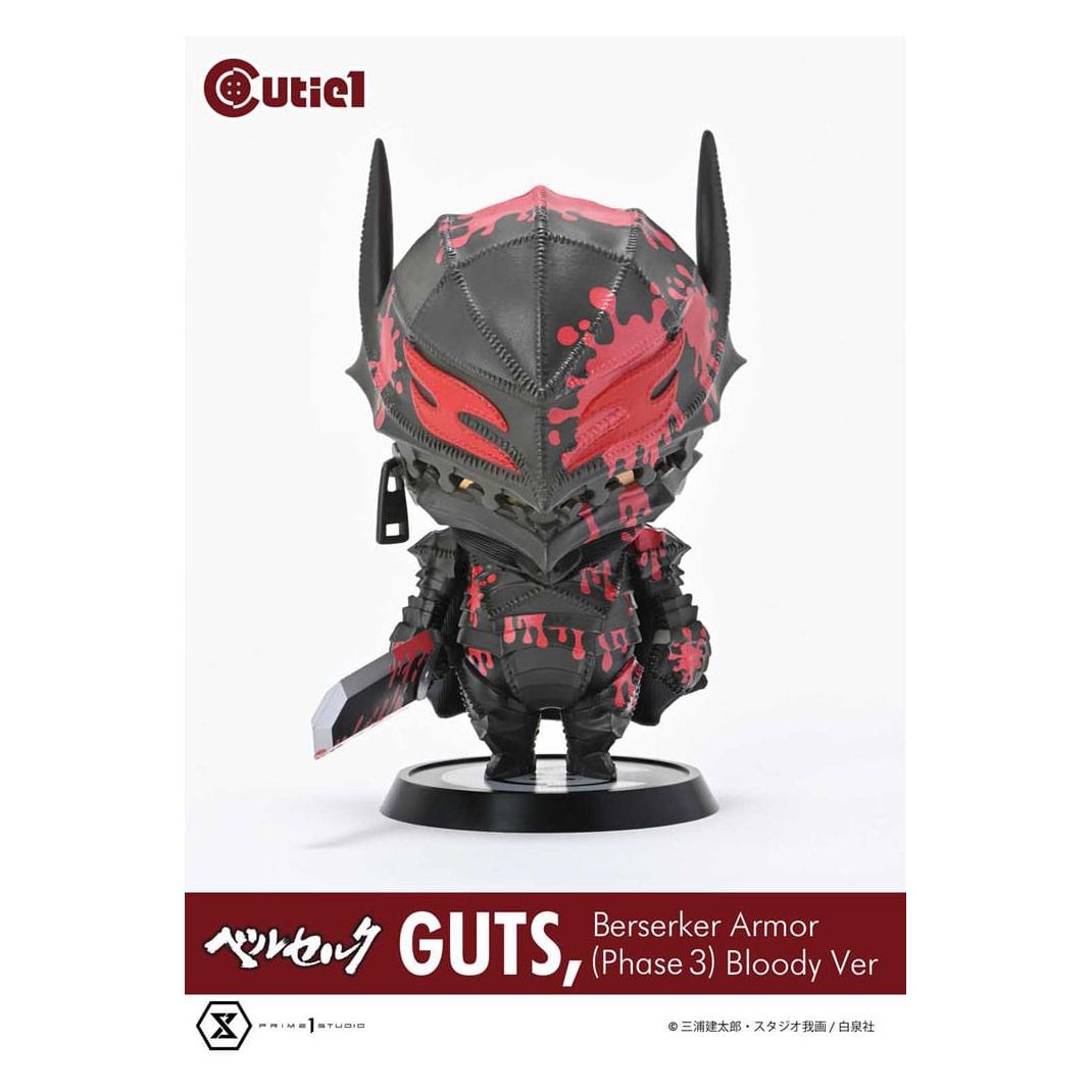 Prime 1 Studio Berserk Cutie1 PVC Figur Guts Berserker Armor (Phase 3) Bloody Ver. 12 cm (P1SCT1-24004)