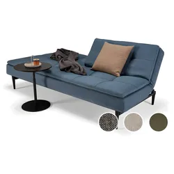 Innovation »Dublexo« Klappsofa Styletto dunkel-Holz/Matt / 527 Mixed-Dance Natur / ohne Armlehne