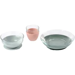 Beaba 3-tlg. Esslernset Glas, gruen