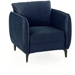 Sessel Novara Stoff Blau