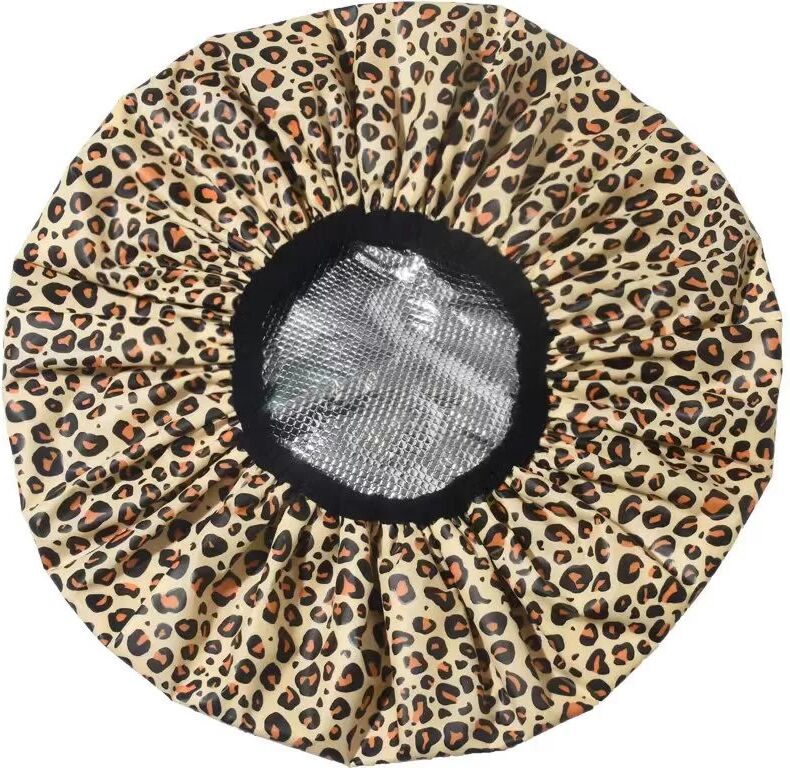INF Bonnet de Masque Capillaire Auto-Chauffant - Spa Sans Fil et Pratique Marron