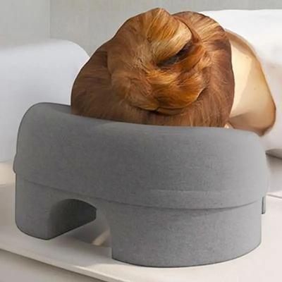 StayWell Face Down Pillow For Stomach Sleeping, Prone Pillow & Massage Headrest, Home Massage & Recovery Equipment light Gray