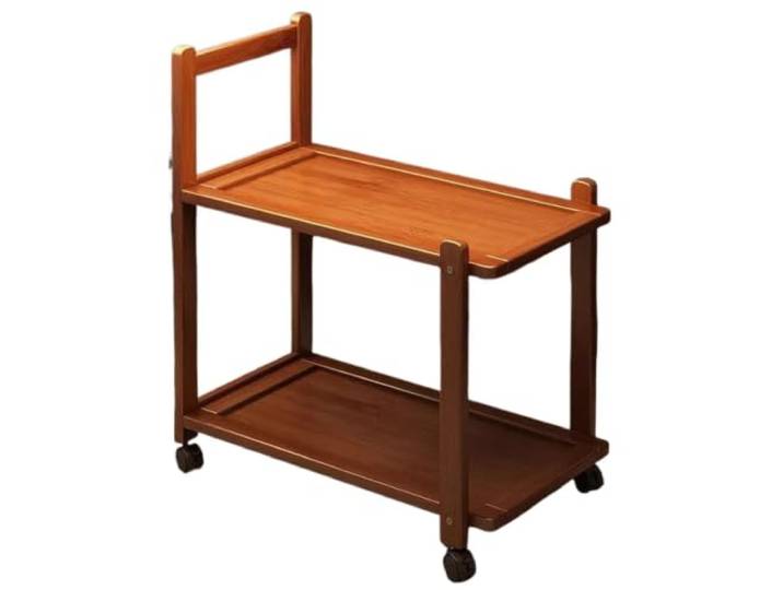 JFNKLFG Vintage Aufbewahrungswagen, Sofa-Beistelltisch Sideboard, Snack- und Utility-Organizer for den Nachttisch(75*25*70cm)