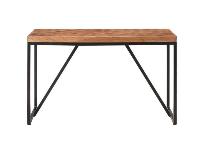 Table à dîner ARAMOX - 120x60x76 cm - Bois massif d'acacia et de manguier - Finition naturelle
