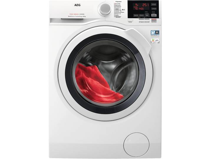 AEG Waschtrockner L7WBA60680 , Wasch_Trocken_Zyklus: D, weiß, B:59,7cm H:85cm T:57,5cm, Waschtrockner, ProSteam - Auffrischen mit Dampf, reduziert Falten in 25 Min., Waschtrockner, Topseller