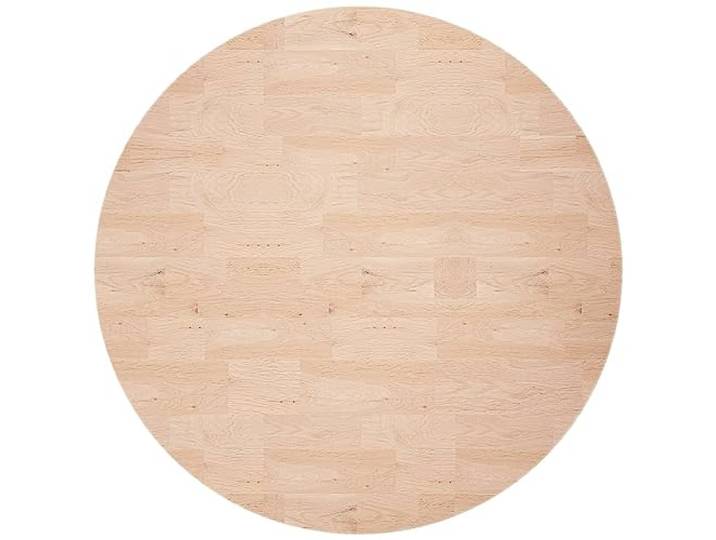 GFDWPUY Runde Eichenholz Tischplatte 60 cm Unbehandelt Massivholz, 2,5 cm Dicke, für Couchtisch, Beistelltisch, Bar, Restaurant, Café