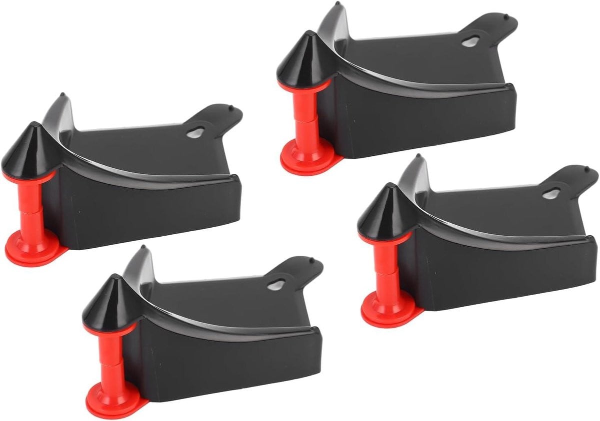 Bandenslangbeschermer Slanggeleider Roller Zwart - 4 Stuks