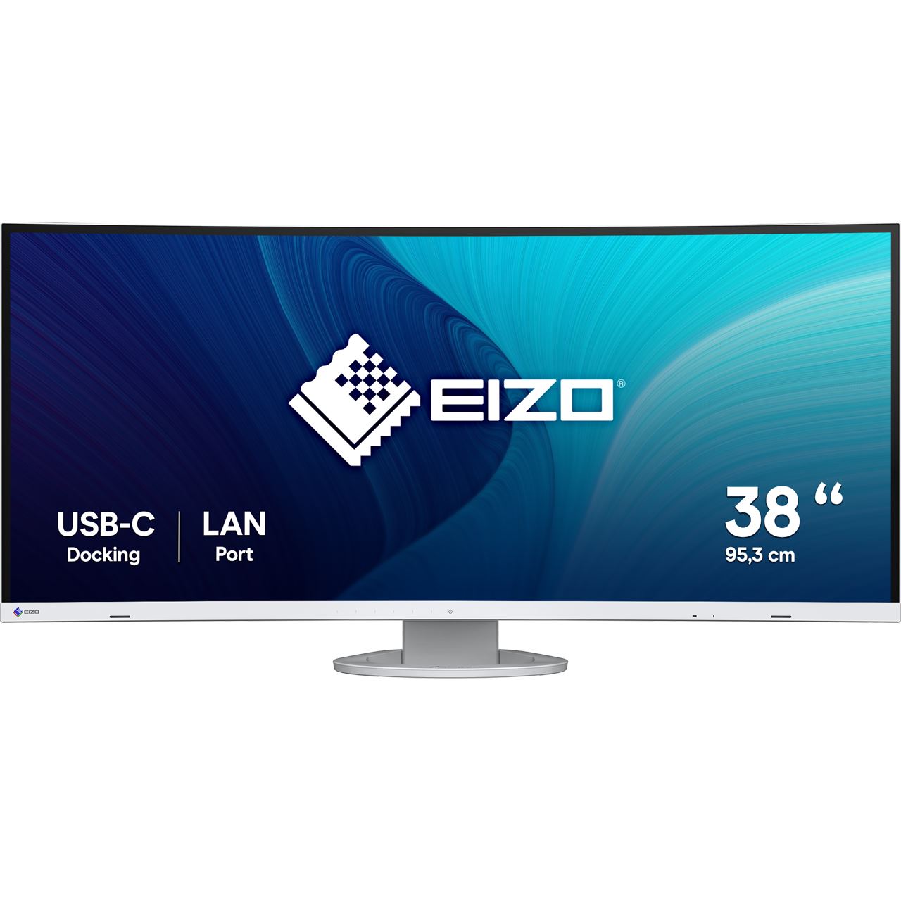 37.5" (95,25cm) EIZO FlexScan EV3895 weiss 3840x1600 1x DisplayPort 1.2 / 2xHDMI 1.4