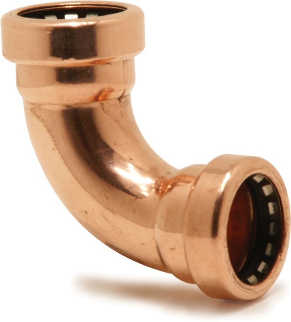 Aalberts AIPS Bogen VSH Tectite TT12 22 mm, 90Grad, innen/innen, unlösbar