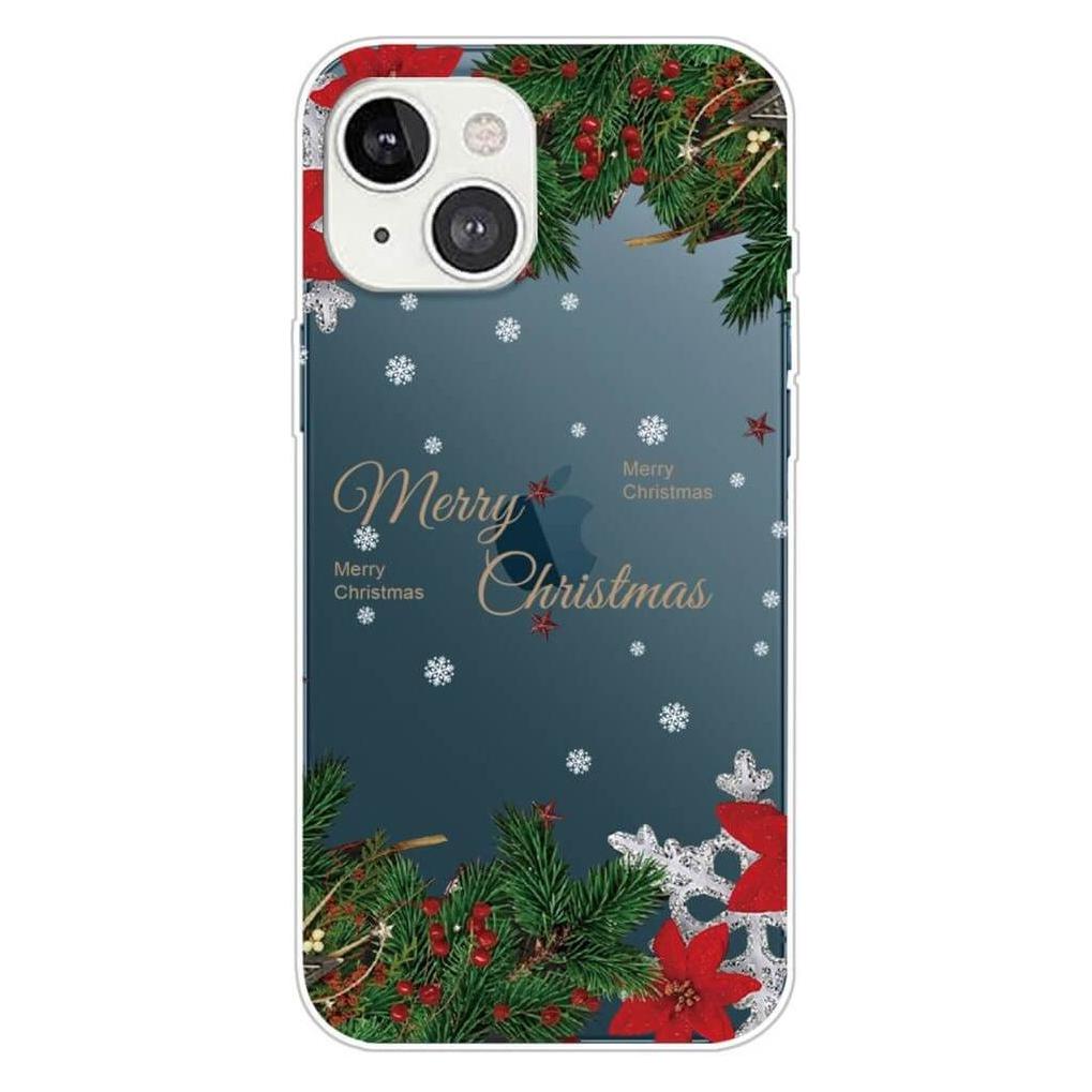 Cover-Discount iPhone 14 Plus - Silikon Case Hülle Merry Christmas (Apple iPhone 14 Plus) (660113093U)
