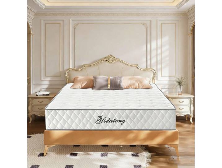 Matelas - YIDATONG - Premium - 140x190 cm - 28 cm épaisseur - Ressorts ensachés & mousse mémoire