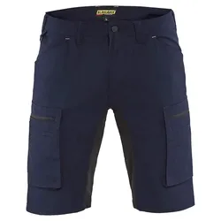 Stretch Service-Shorts "1449" - C56 - marine/schwarz
