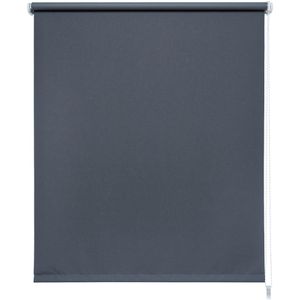 Liedeco Rollo Uni, verdunkelnd, dunkelgrau, 72 x 180cm, zum Anschrauben