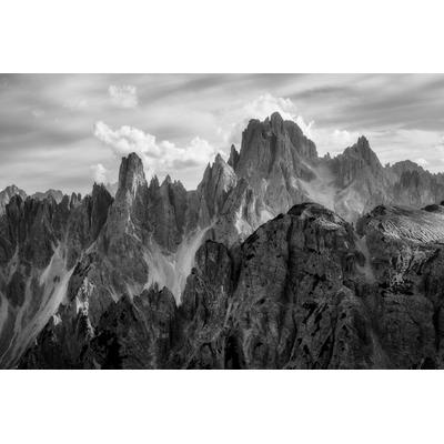Fototapete PAPERMOON "Photo-Art DANIEL GASTAGER, DIE GIPFEL", bunt, B:5m L:2,8m, Vlies, Tapeten