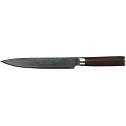 Stock Sobczyk - Damascus paring knife, Küchenmesser, Braun