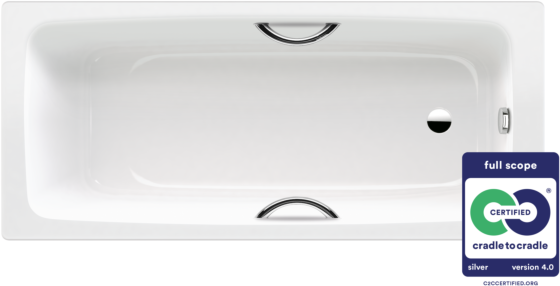 Kaldewei CAYONO STAR 757 Badewanne 275700010001 180 x 80 cm , glänzend, alpinweiß