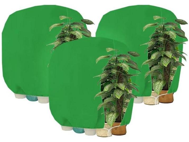 Winterschutz für Pflanzen 190x220cm Grün 3 Stück