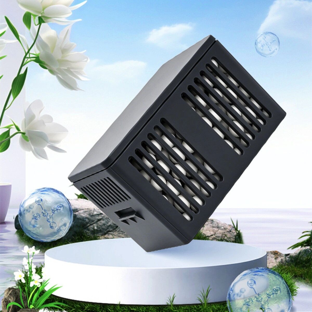INF Geruchsneutralisationsmodul, Silberionen antibakteriell, kompatibel mit Roborock P20/G20SUltra/G30U/Space –