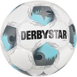 DERBYSTAR Club TT Fußball Trainingsball weiß/grau/blau 5