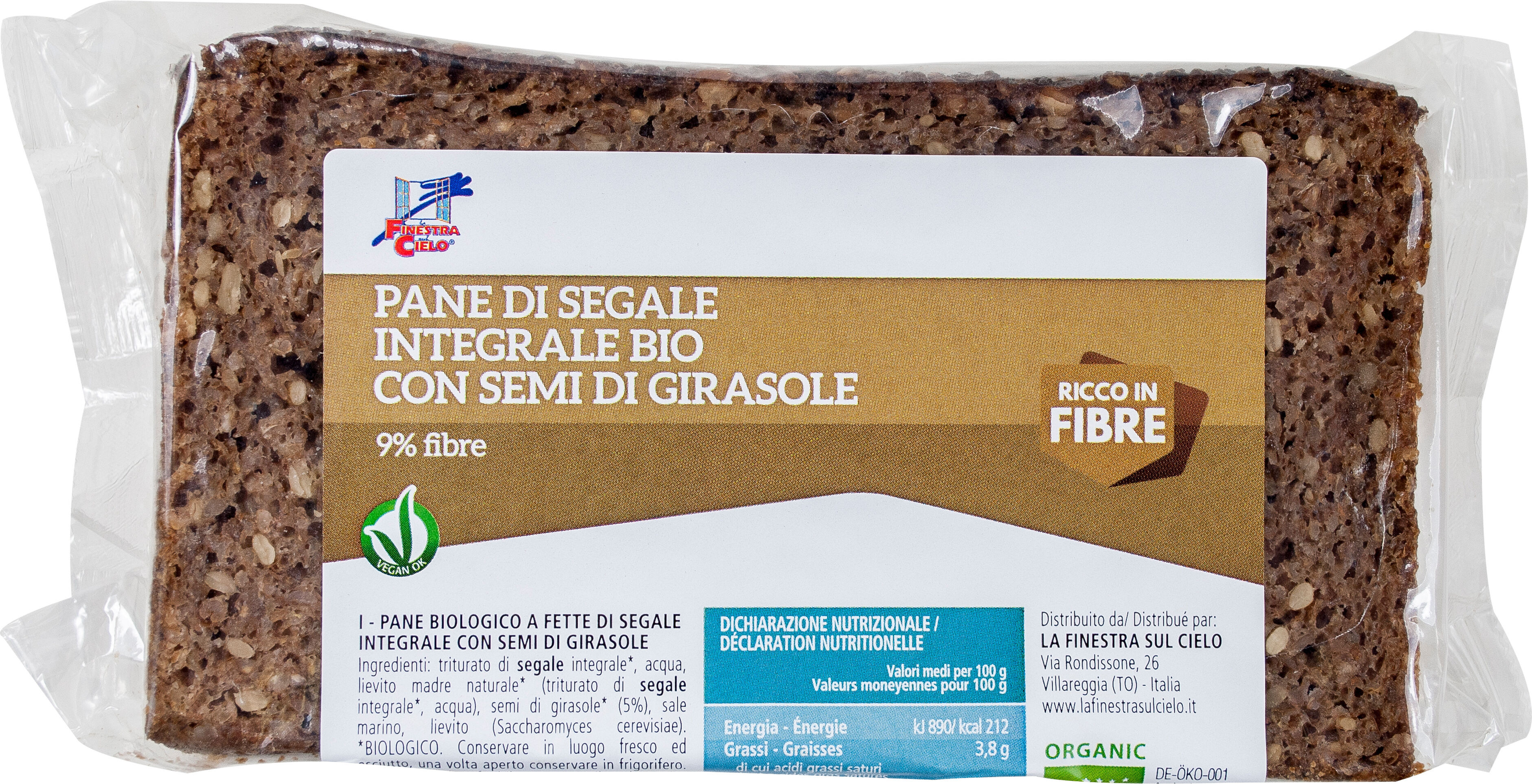 Biotobio Fsc Biofibre+ Pane Segale 500g