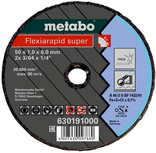 Metabo 630191000 Trennscheibe gekröpft 50mm 50St.