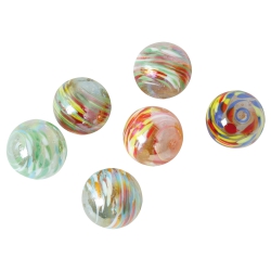 Bartl Glas-Murmeln 40 mm - 6-tlg. 244742