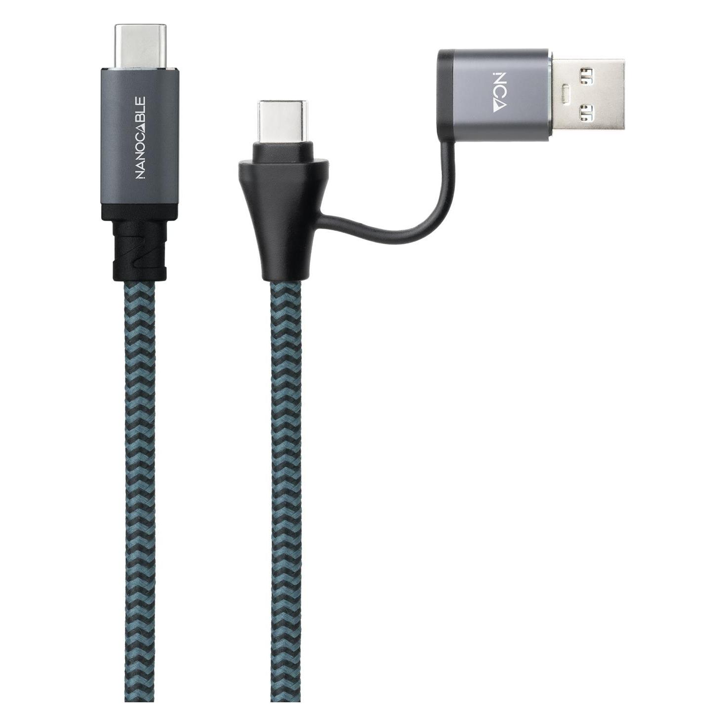 Nanocable 10.01.4112-COMB (2 m, USB 3.2 Gen 2x2, 100 W) (10.01.4112-COMB)