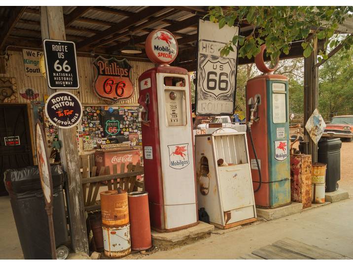 Fototapete PAPERMOON Route 66 Arizona , bunt, B:3,5m L:2,6m, Vlies, Tapeten, Fototapete