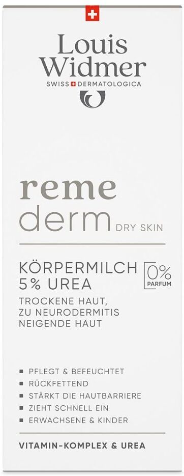 Louis Widmer Widmer Remederm Dry Skin Körpermilch 5% Vort.o.p. 400ml