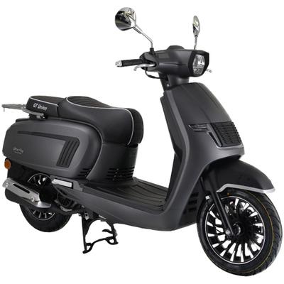 Motorroller GT UNION "Venis 25 (mit/ohne Topcase)", grau (grau metallic matt, schwarz), Motorroller, ohne Topcase, 25 km/h