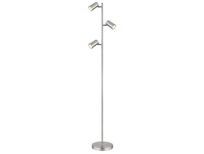 Globo Stehleuchte, Nickelfarben, Metall, 23x154x25 cm, CE, Lesearm, Kippschalter, Flexarm, Lampen & Leuchten, Innenbeleuchtung, Stehlampen, Stehlampen