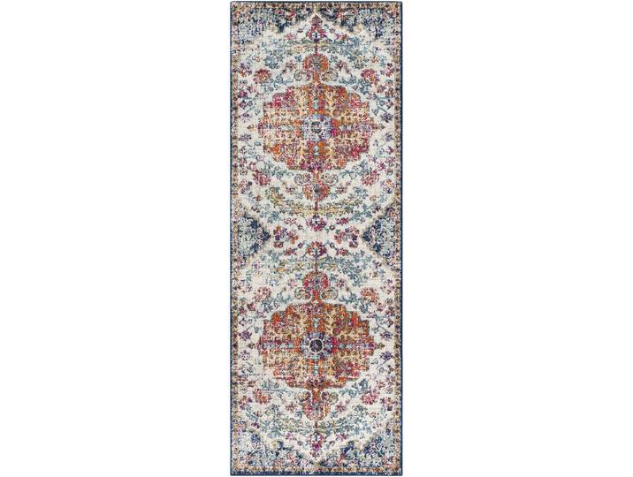 SURYA Lou vloerkleed vintage oosters donkeroranje