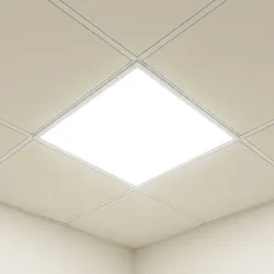 LED Einbaupanel quadratisch Einbau Deckenstrahler LED Deckenleuchte weiß LED Einbaustrahler flach , Aluminium, 36W 4320lm Tageslichtweiß, LxBxH 59,5x59,5x3,3 cm