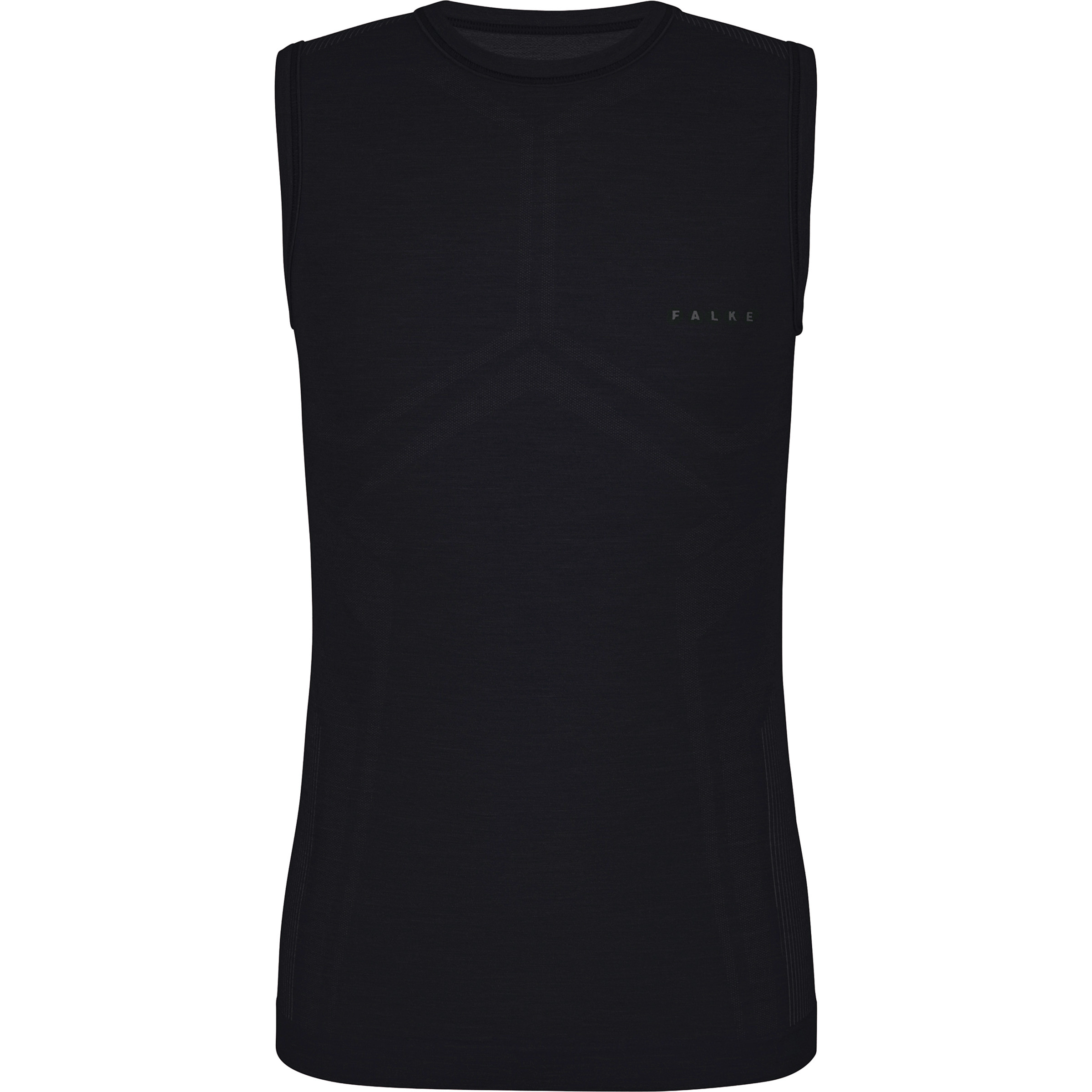 Falke Wool-Tech Light Herren Kurzarm Unterhemden schwarz Größe XL Geruchsneutralisierend