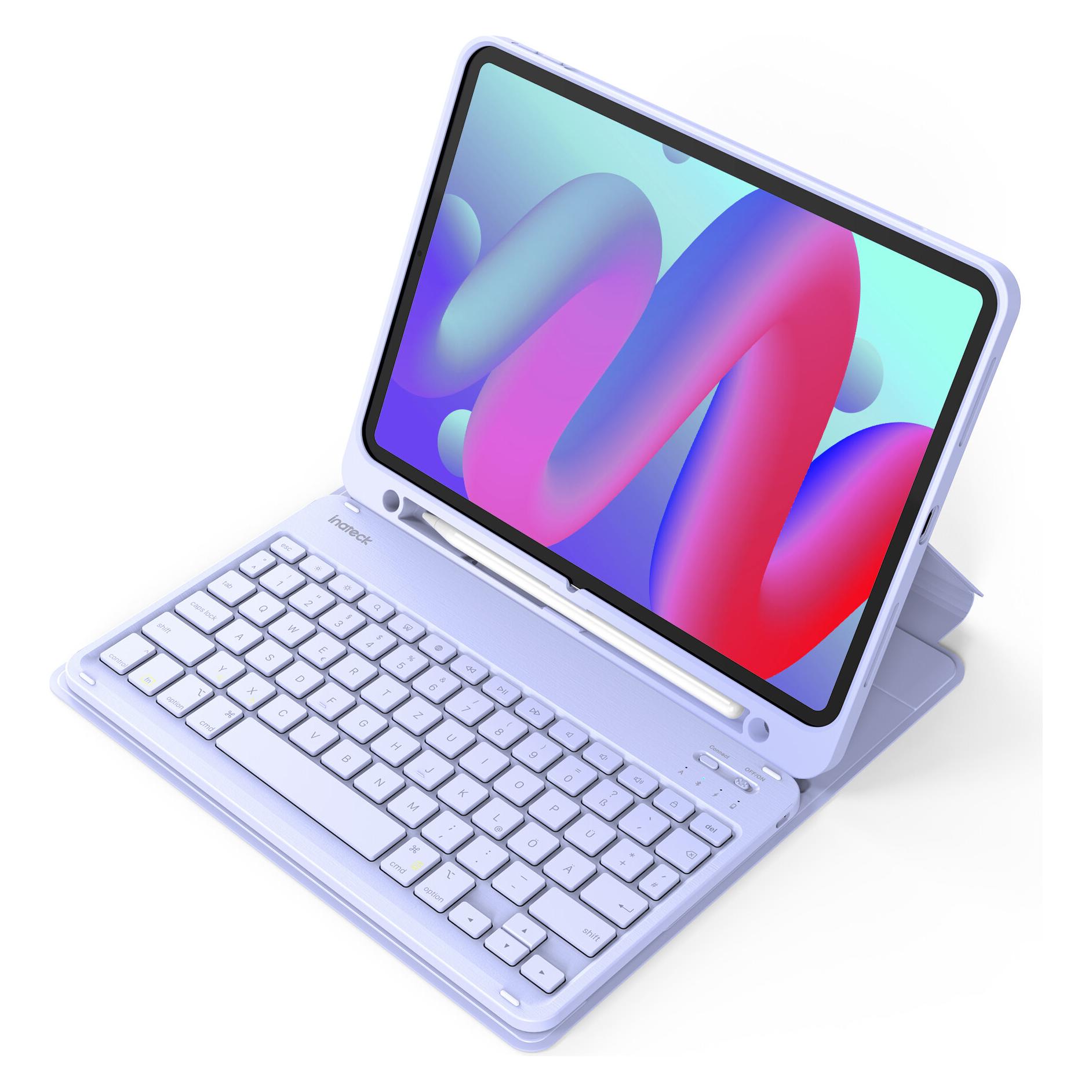 Inateck KB04002 (DE, Apple iPad Pro 11 2018, Apple iPad Pro 11 2020, Apple iPad Pro 11 2021, Huawei MatePad Pro 11 (2022)) (KB04002_PURPLE)