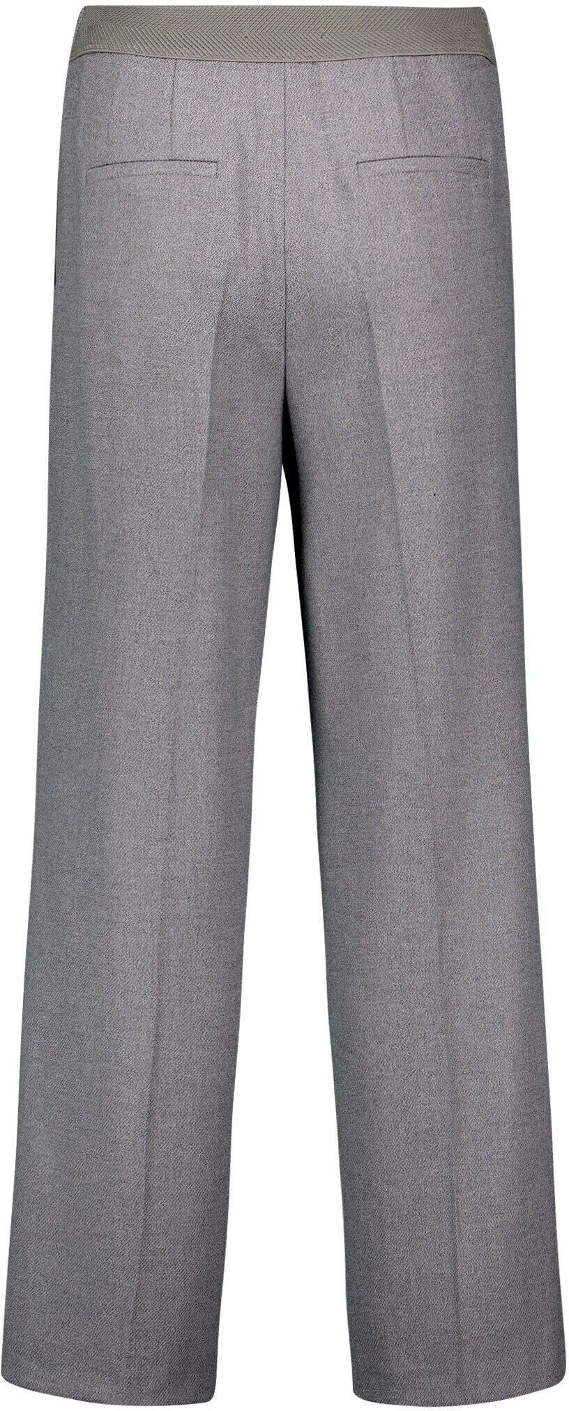 Marlene-Hose BETTY BARCLAY "Marlene-Hose mit Biesen", Damen, Gr. 40, EURO, grau, Hosen Marlene-Hose