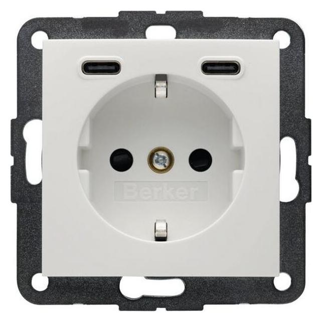 Berker Steckdose SCHUKO/USB CC 20W PD S.1 (48158989-Berker-)
