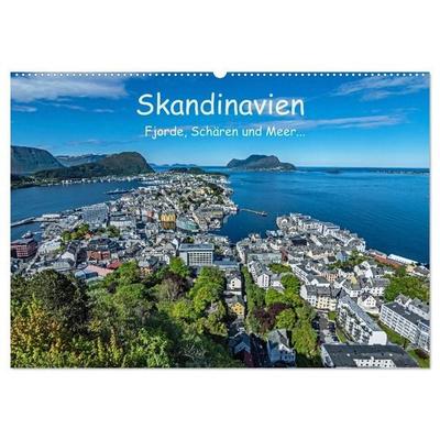 Skandinavien - Fjorde, Schären und Meer... (Wandkalender 2027 DIN A2 quer), CALVENDO Monatskalender
