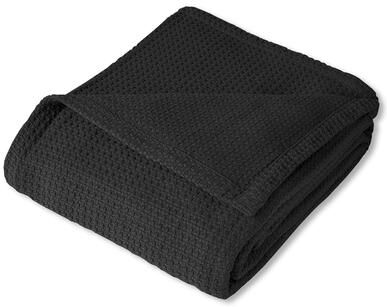 Sweet Home Collection Cotton Basket Weave Textured Blanket