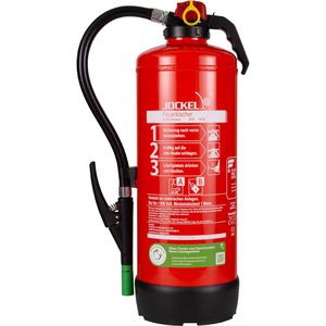 Jockel Feuerlöscher S9JX Green 2.0 FR 9 Liter, Schaumlöscher, 43A, 183B, Schlagknopf, fluorfrei