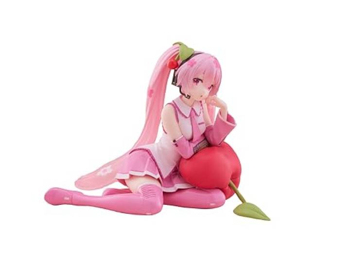 Taito -Sakura Miku Desktop Leuke Figuur (Cherry Kussen Ver.)