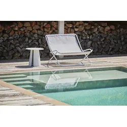 Outdoor Sessel klappbar Fiam Dondolina Twin weiß