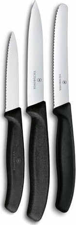Victorinox Gemüsemesser-Set 3 Stück - schwarz