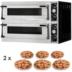 Pizzaofen Virtuoso - 2 Kammern 2 x 6 Pizzen Ø 350 mm