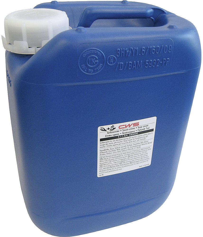 Seifencreme für Handreinigung, Standard, Kanister à 5 l, gelb CWS
