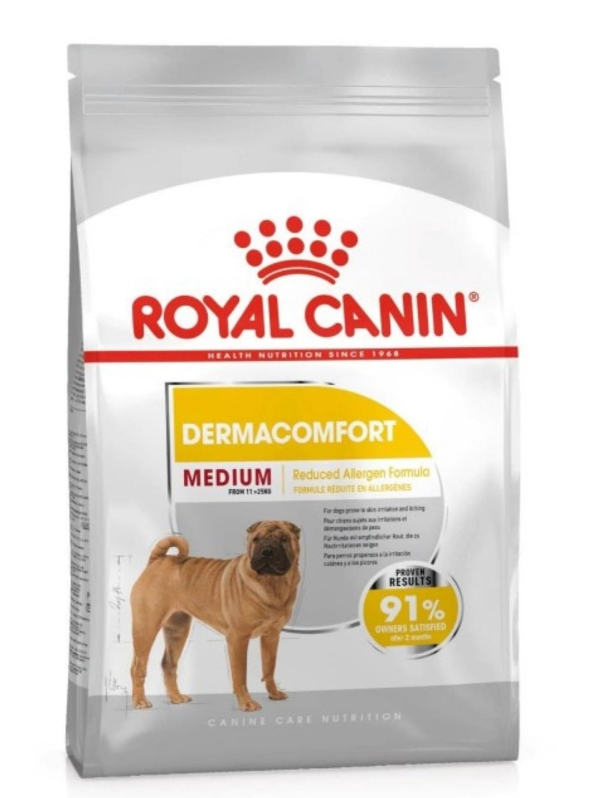 Royal CANINE ADULT DERMACOMFORT MEDIUM 12 kg