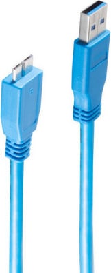 Shiverpeaks BASIC-S USB 3.0 Micro-kabel, USB-A naar Micro USB-B