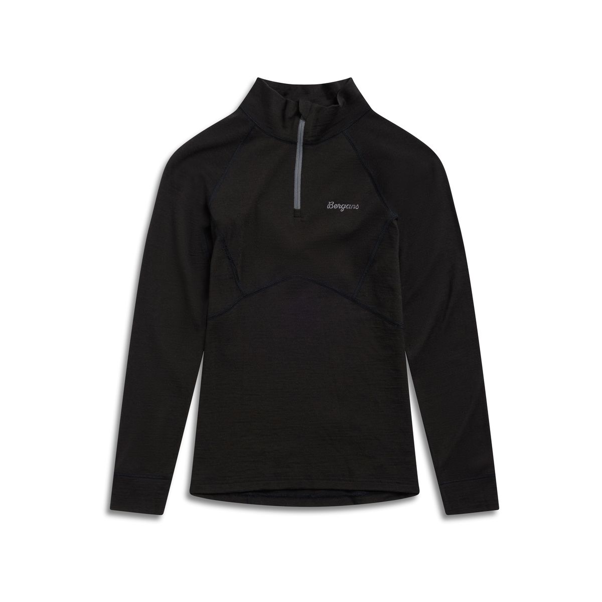 Bergans Inner:pure Merino Youth Half Zip black (91) 128 252933-3408-91-128