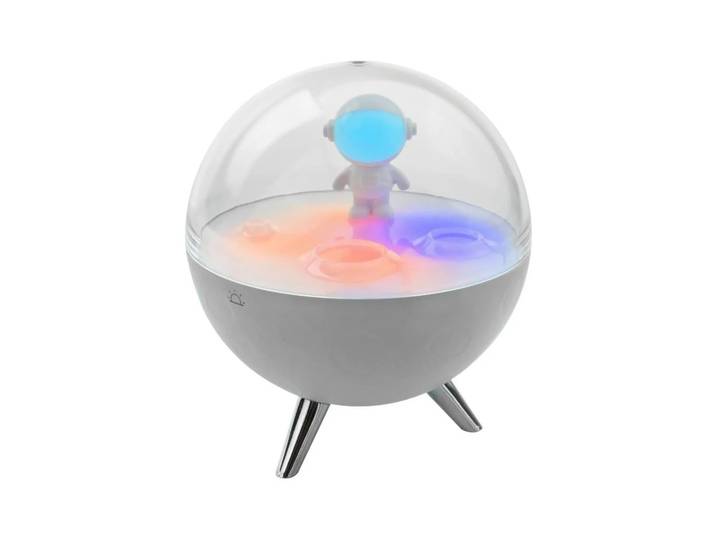 Lampe Mond Weiss